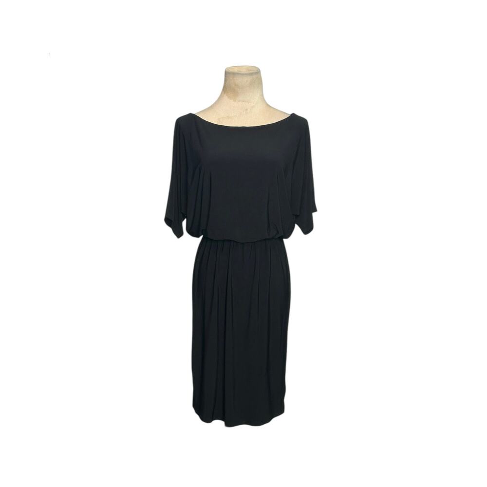 Tash + Sophie black Drapey Kimono Sleeve Dress size XS